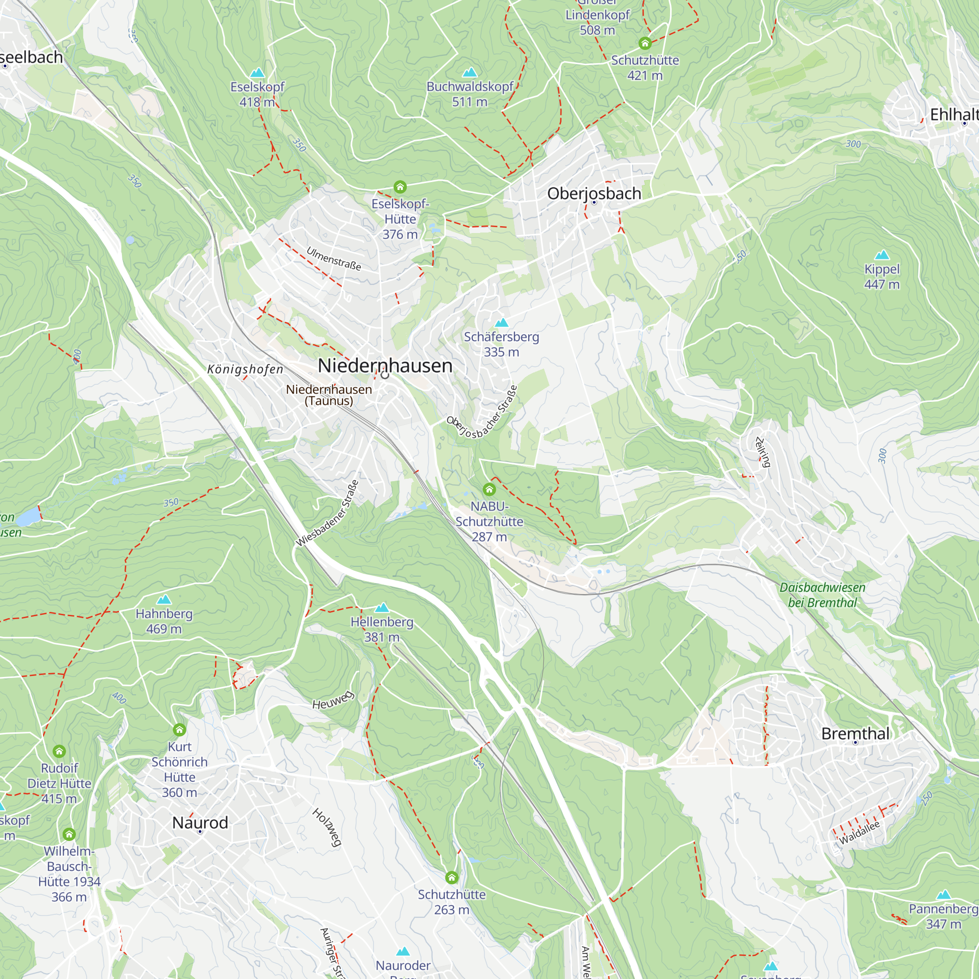 NABU-Schutzhütte map