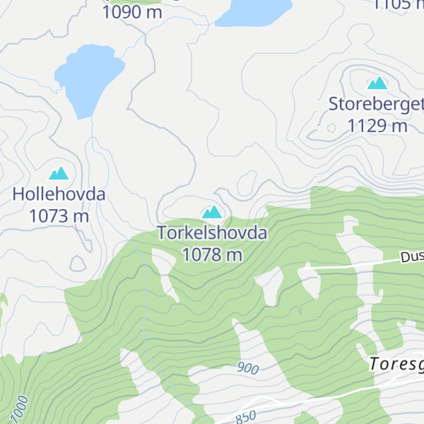 Map of Torkelshovda