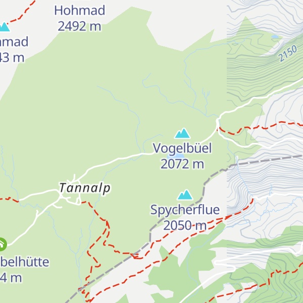 Map of Vogelbielhütte