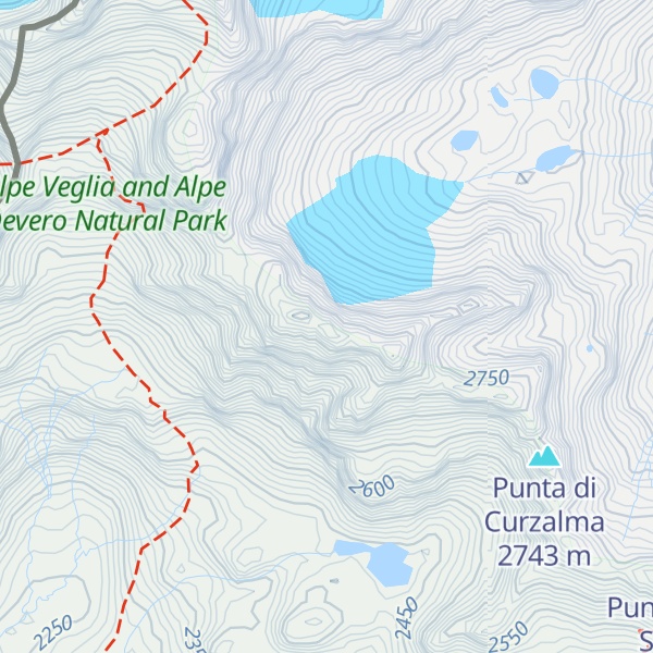 Map of Punta del Forno