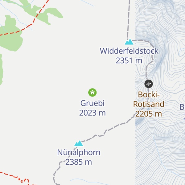 Map of Gruebi