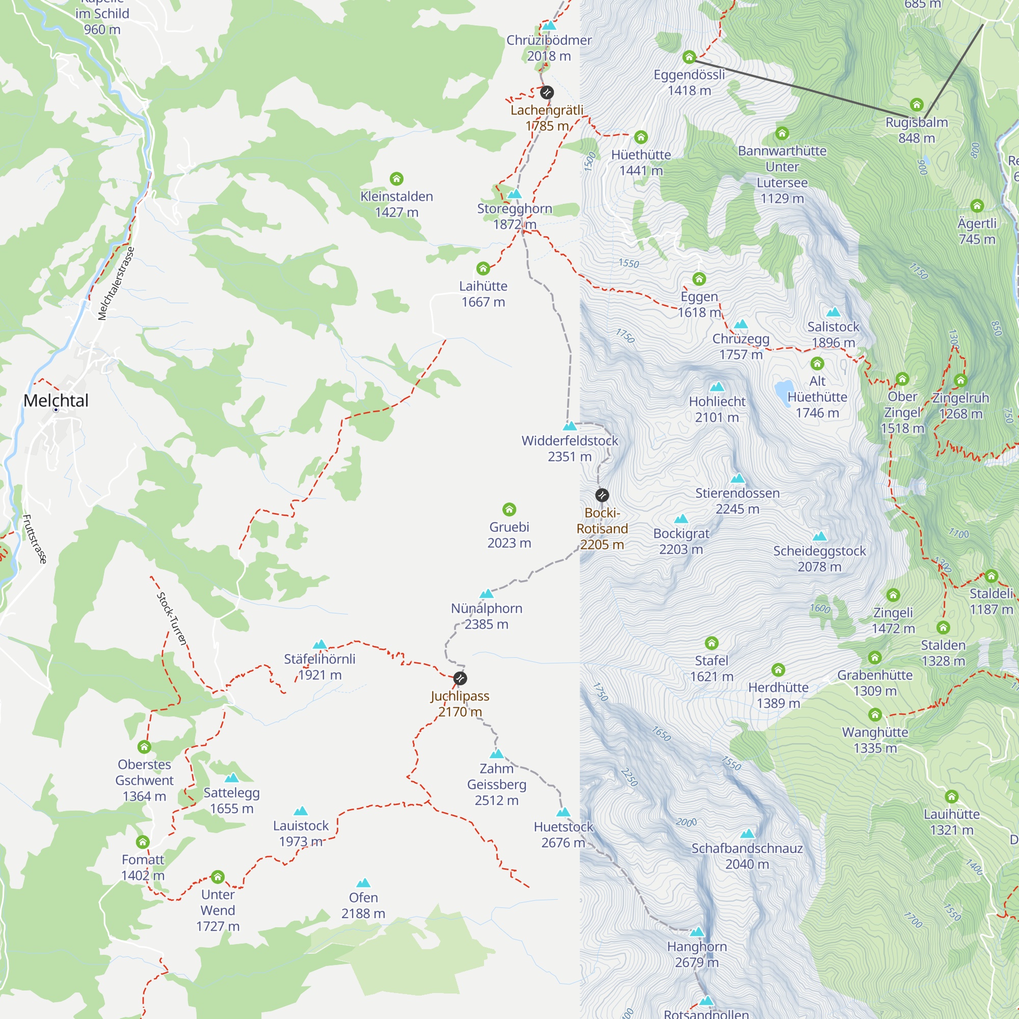 Gruebi map