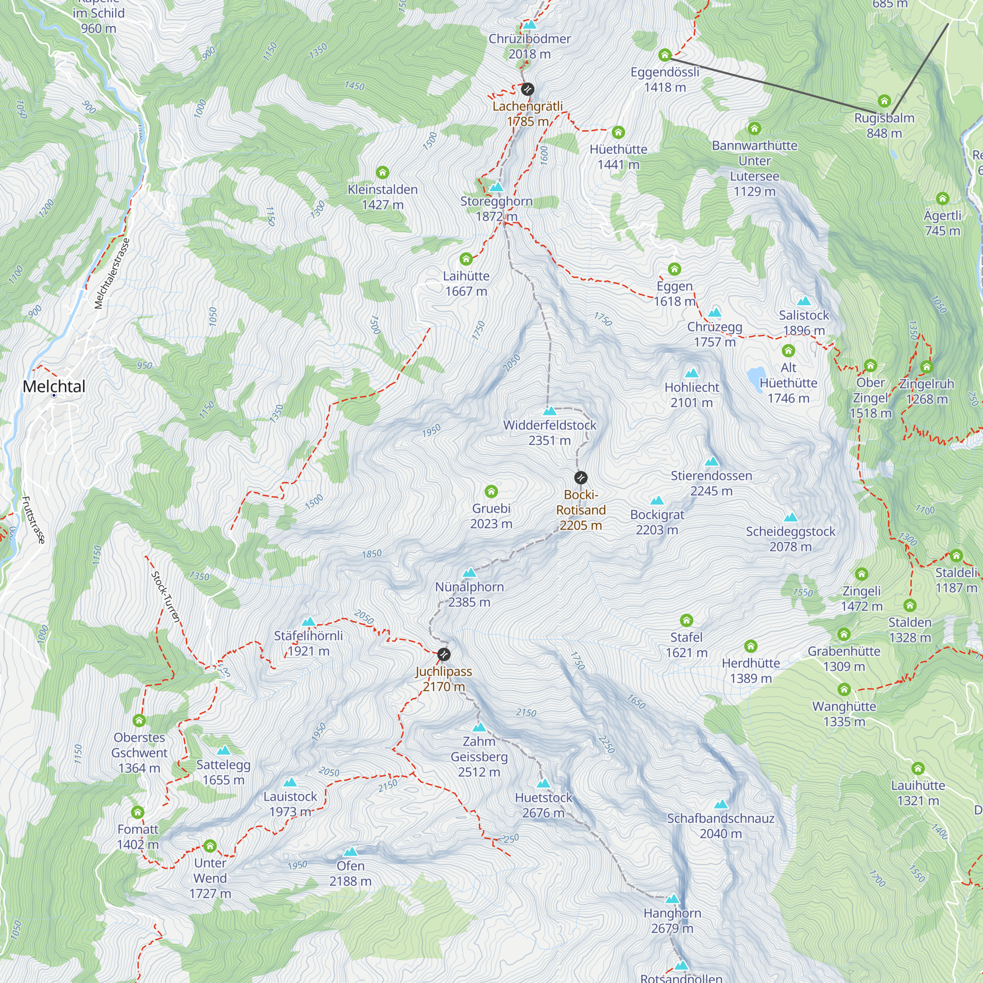 Gruebi map