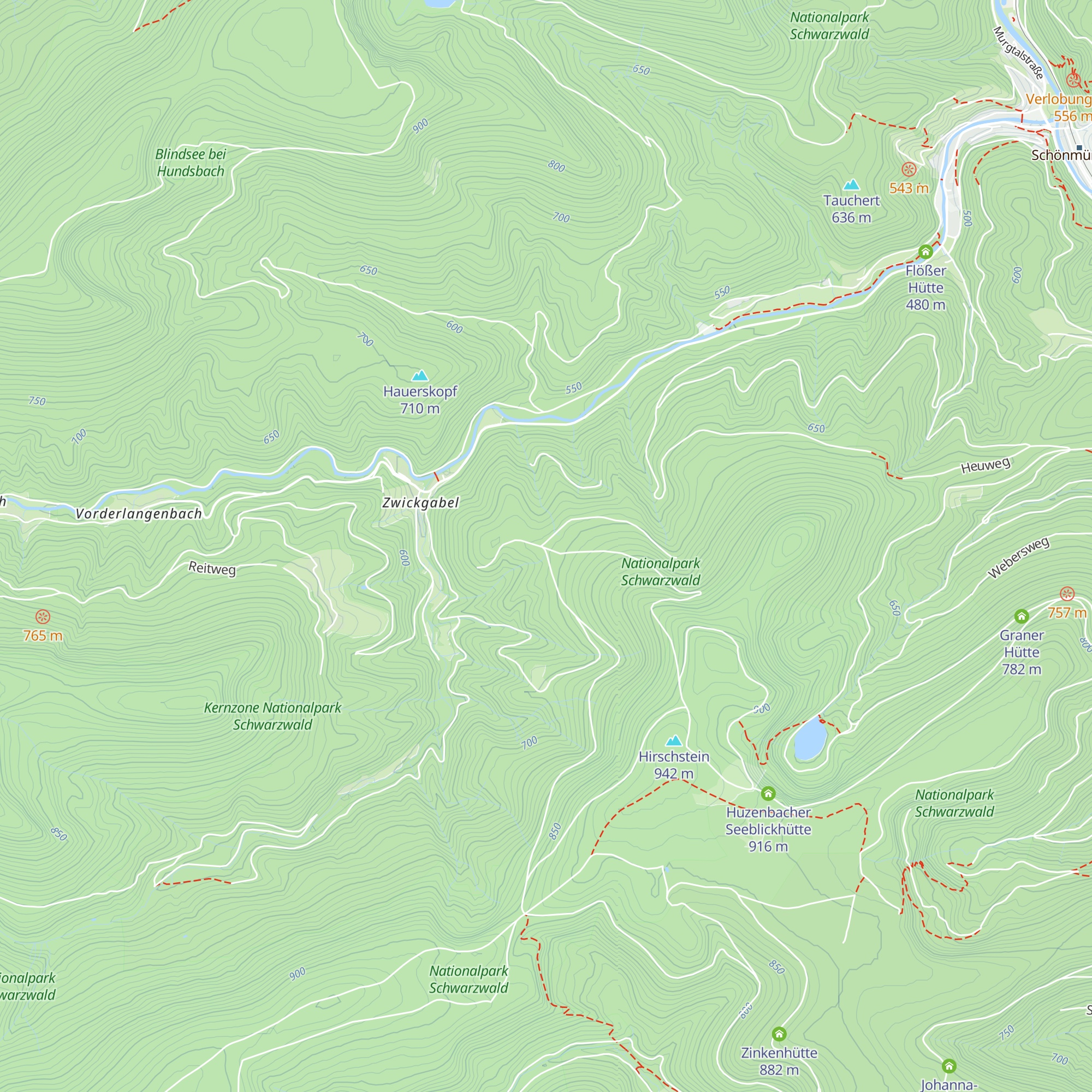 Stumpmisshütte map