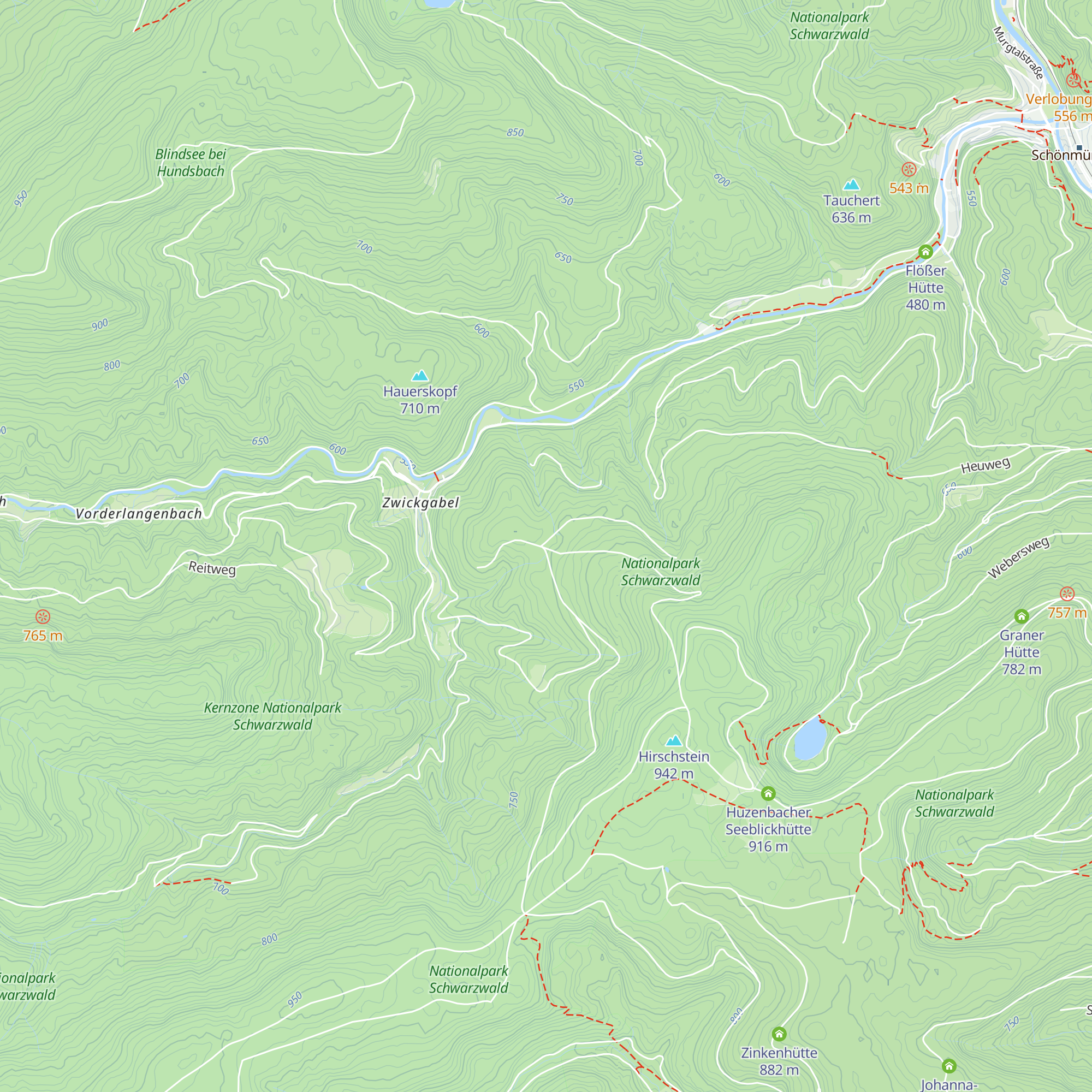 Stumpmisshütte map