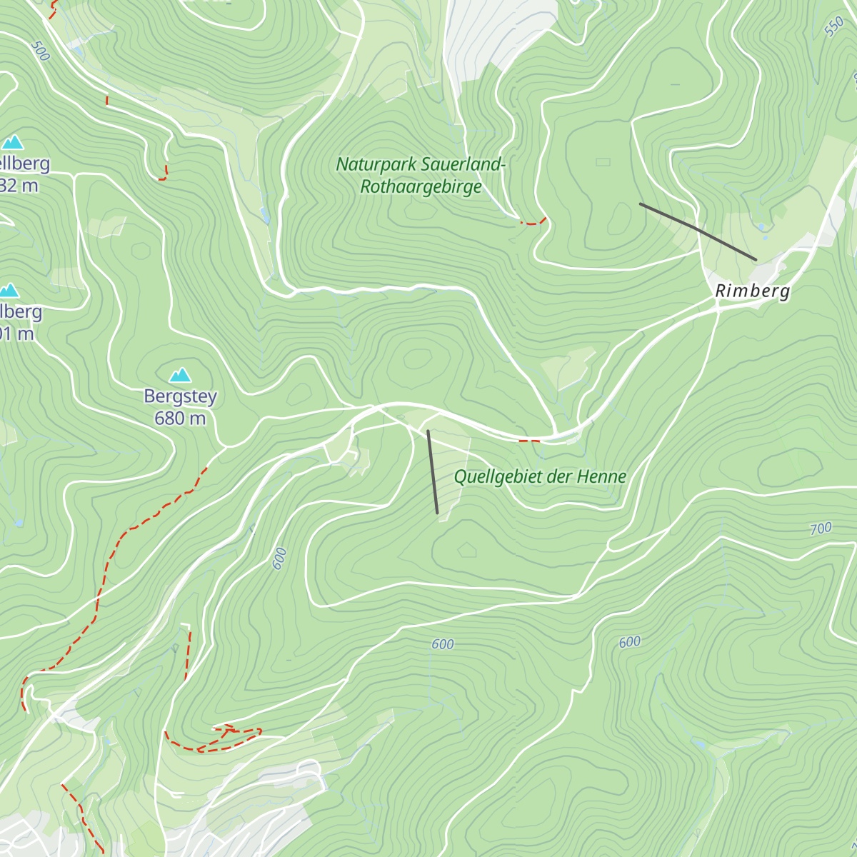 Gaudihütte map