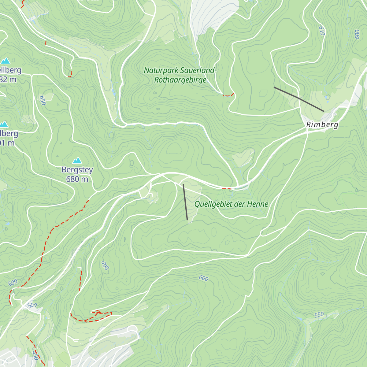 Gaudihütte map