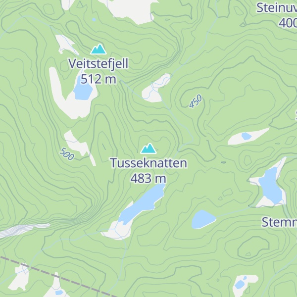 Map of Tusseknatten