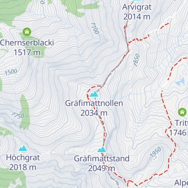 Map of Gräfimattnollen