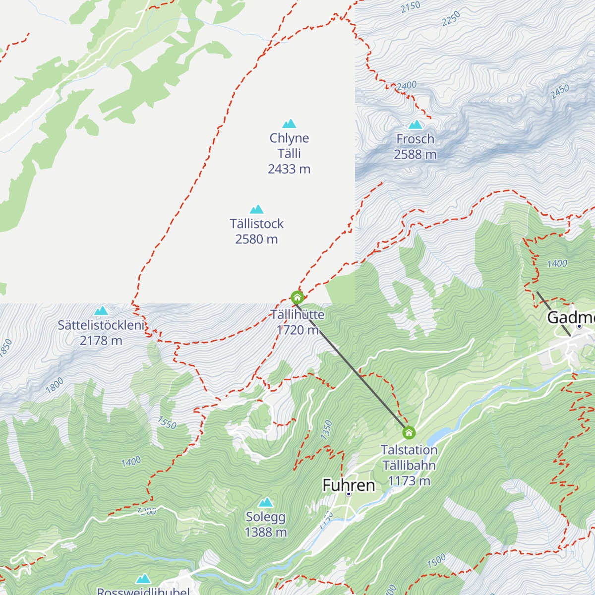 Tällihütte map