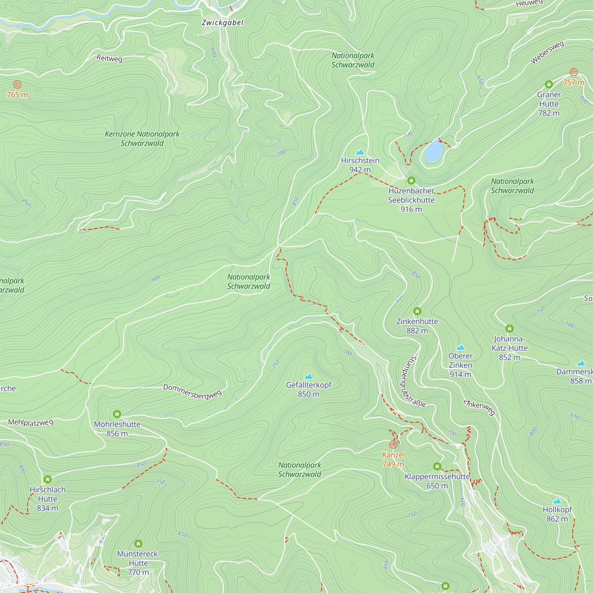 Stirnleshütte map