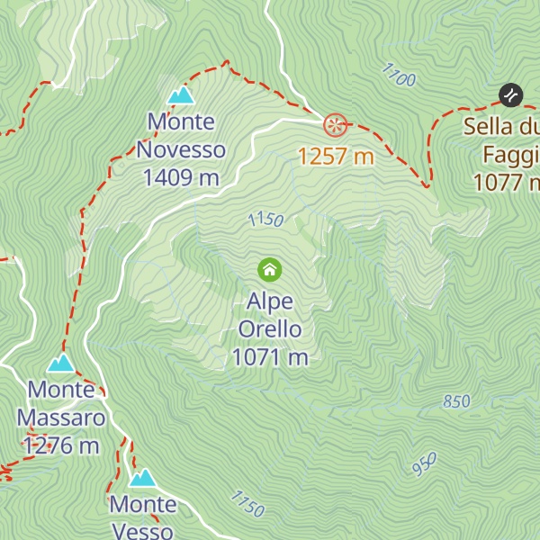 Map of Alpe Orello
