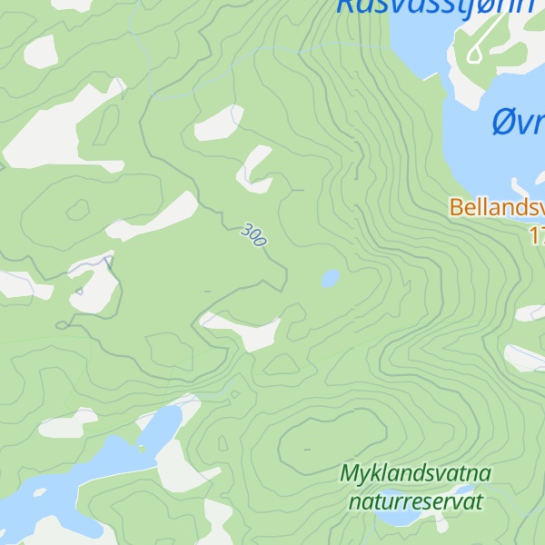 Map of Hauktjørnheia