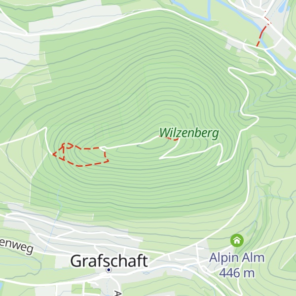 Map of Wilzenberg