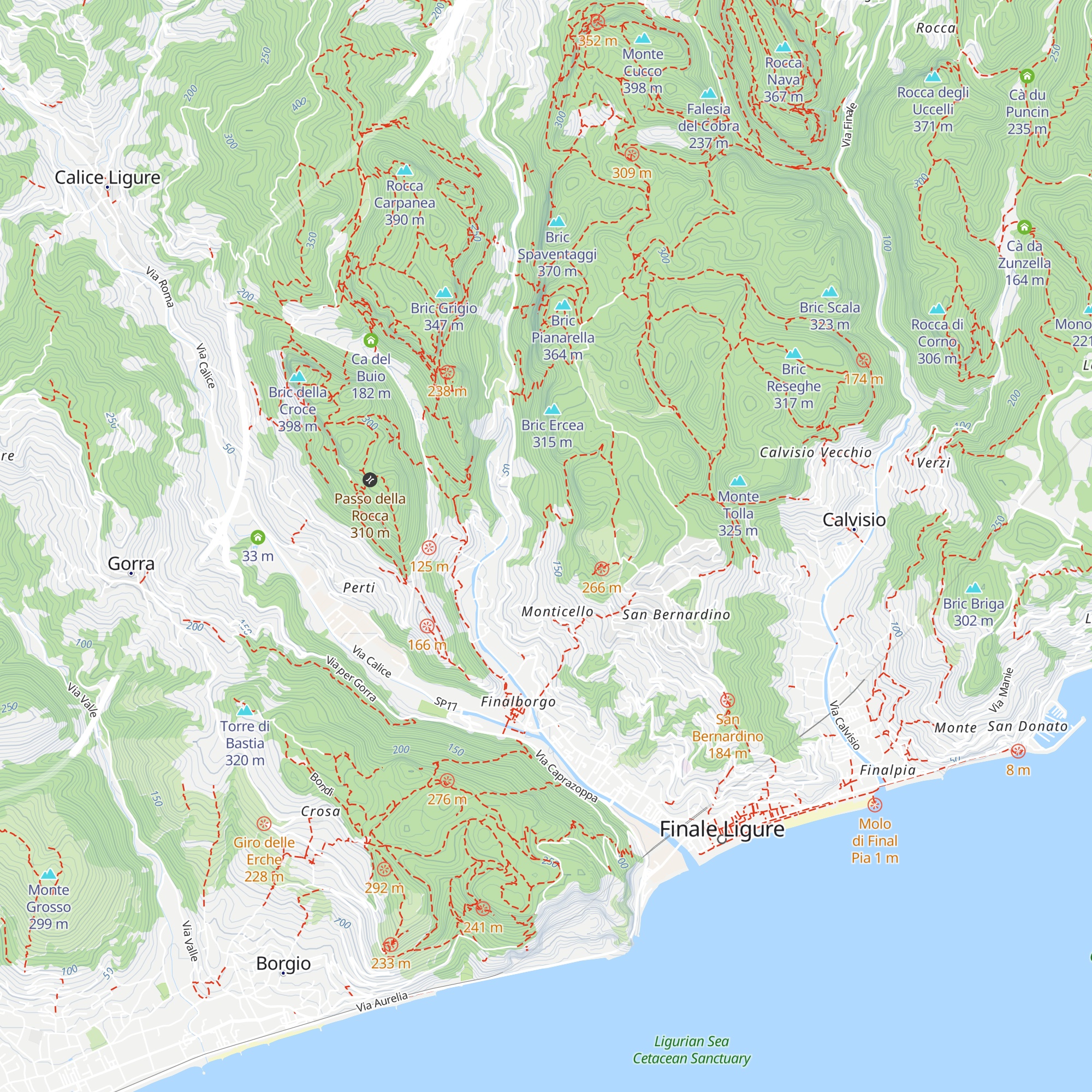 Casa Boero map