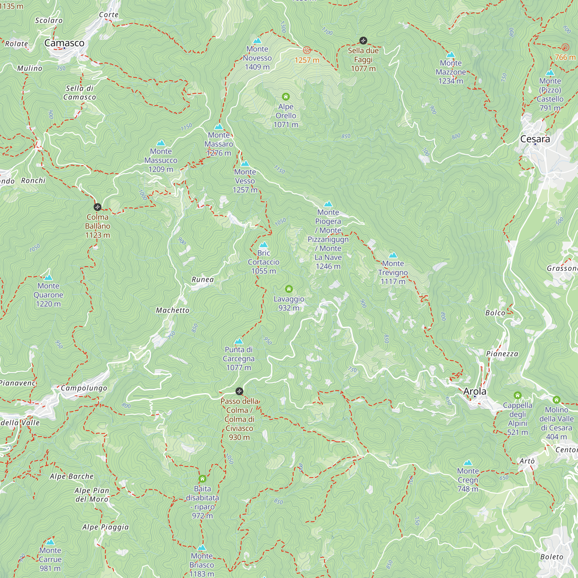 Lavaggio map