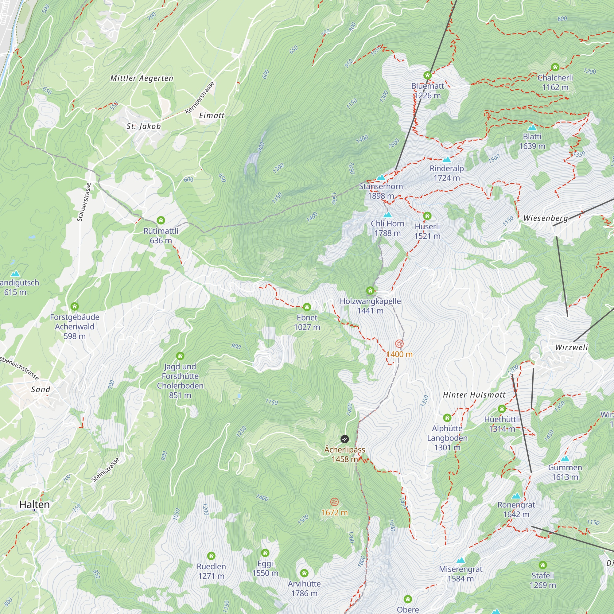 Ebnet map