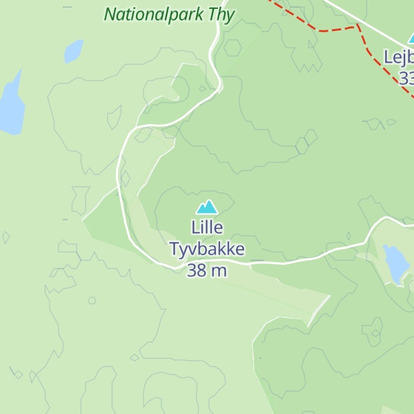Map of Lille Tyvbakke