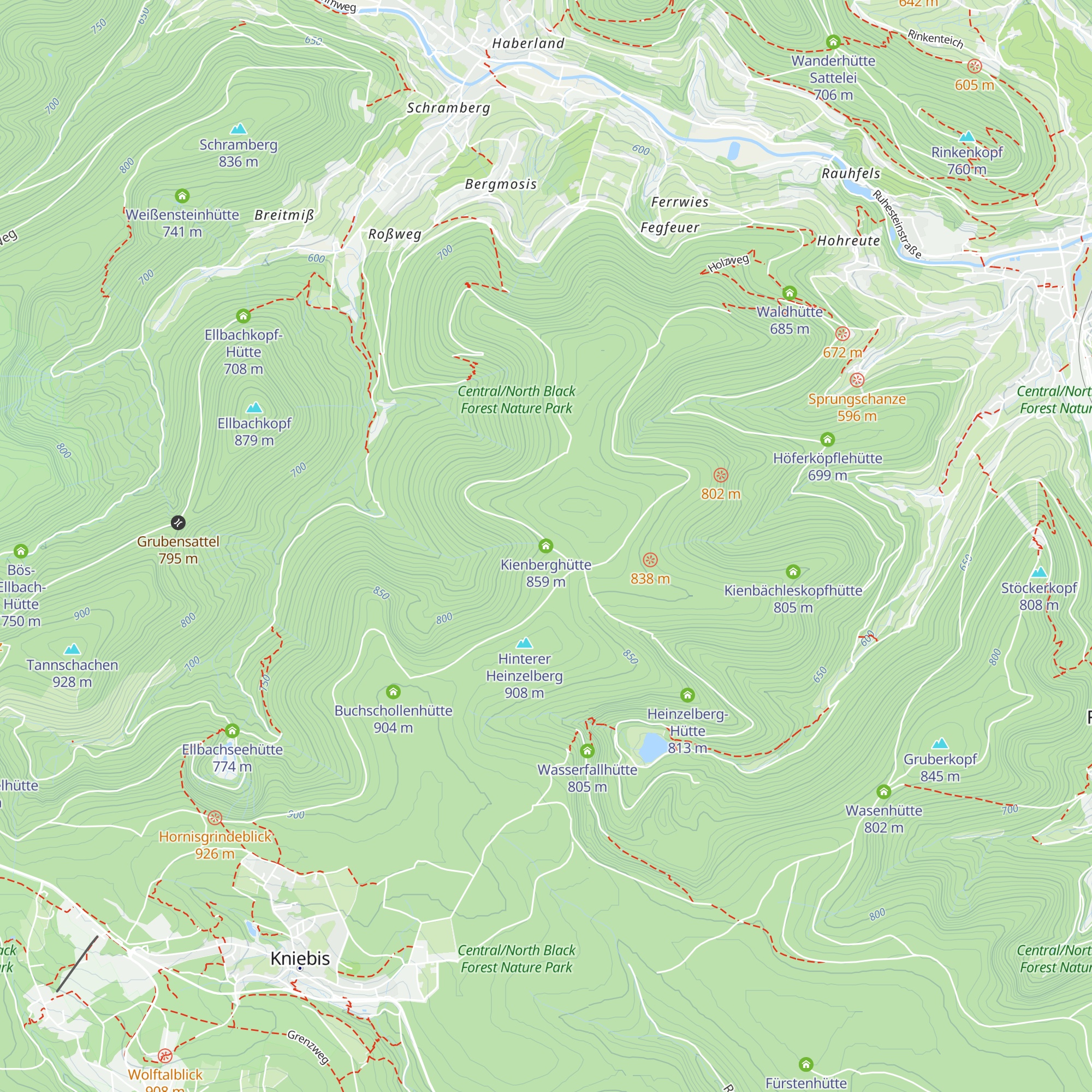Kienberghütte map