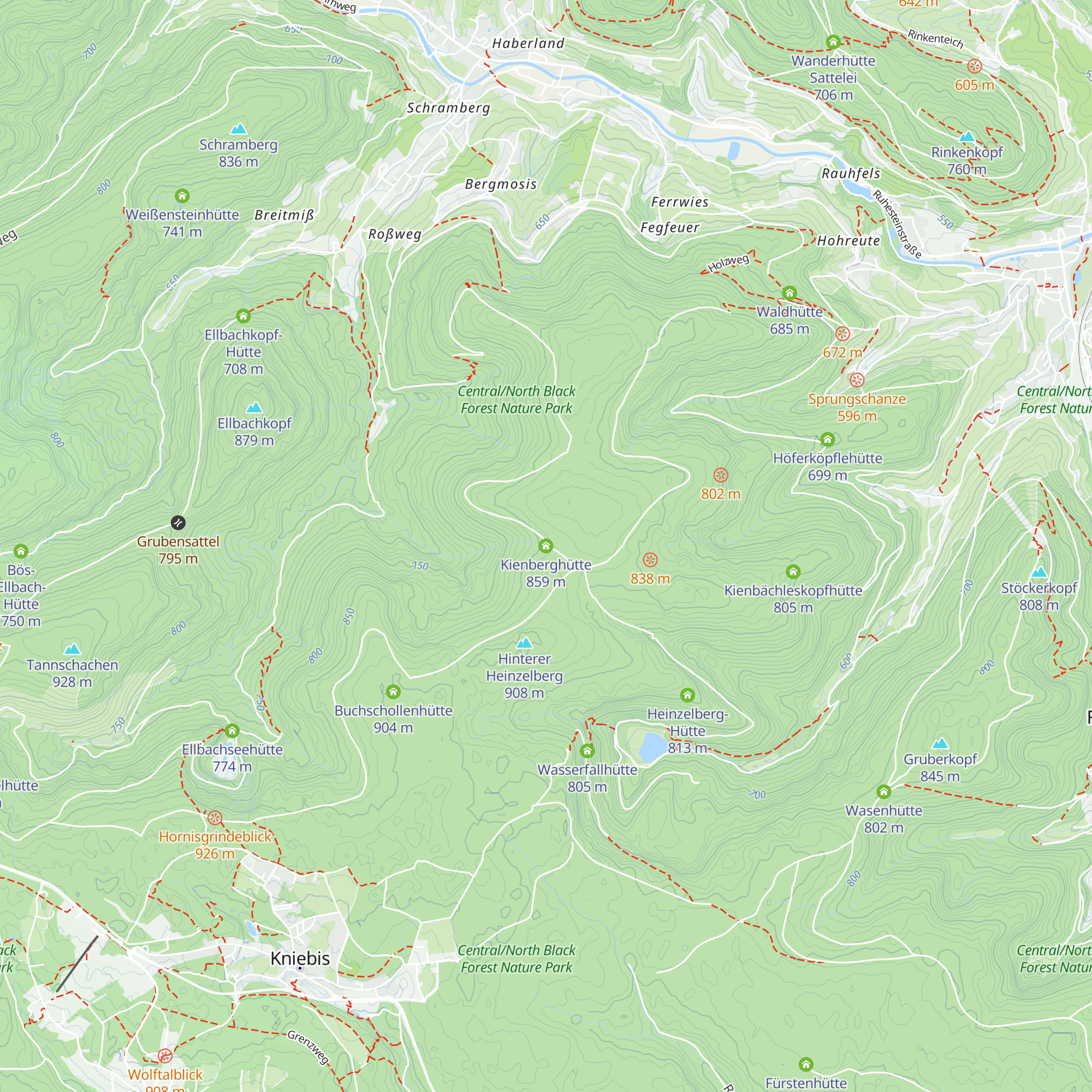 Kienberghütte map