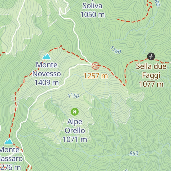 Map of Alpe Previano