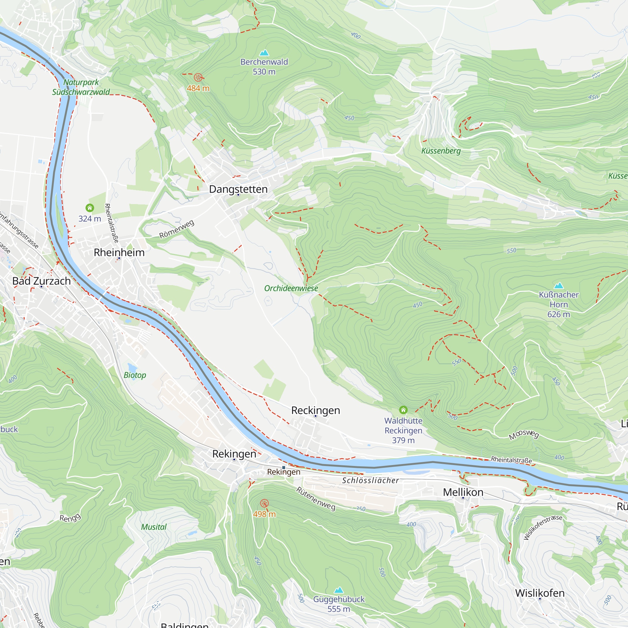 Winzerhütte map