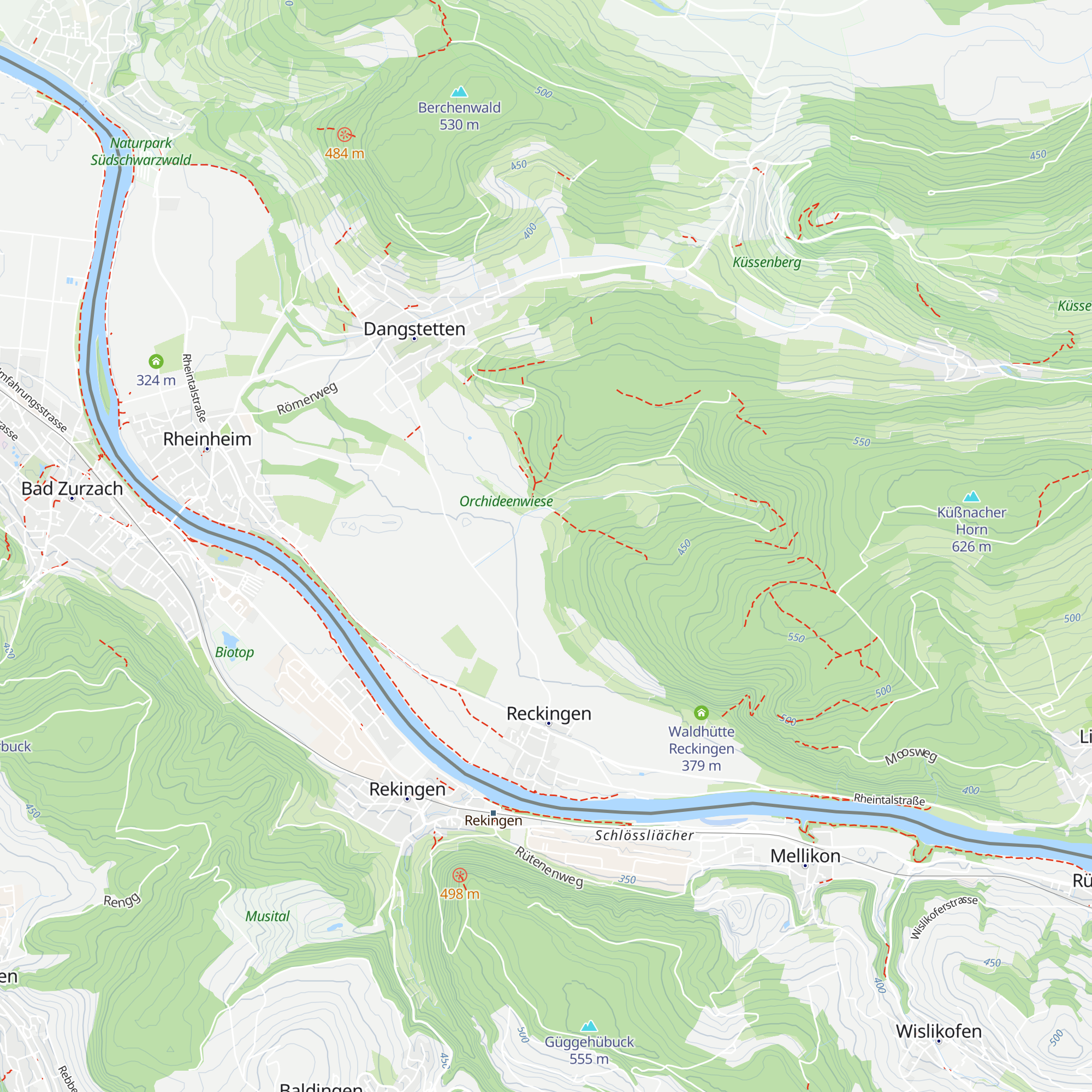 Winzerhütte map