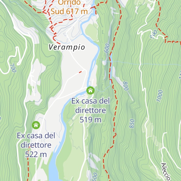 Map of Ex casa del direttore