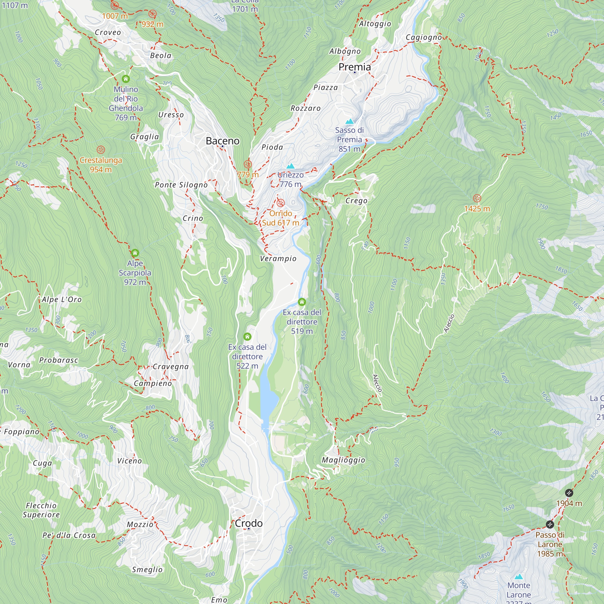 Ex casa del direttore map
