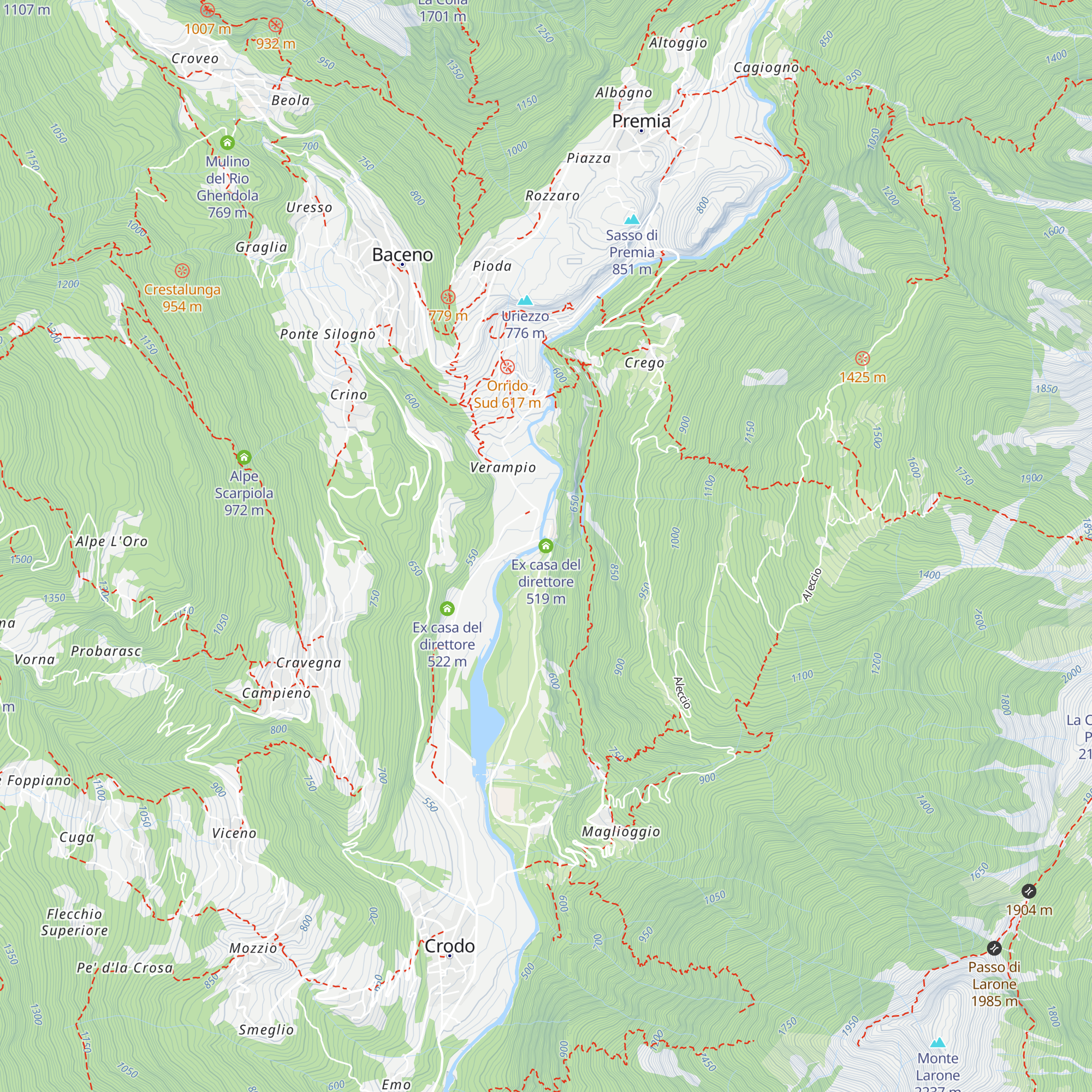 Ex casa del direttore map