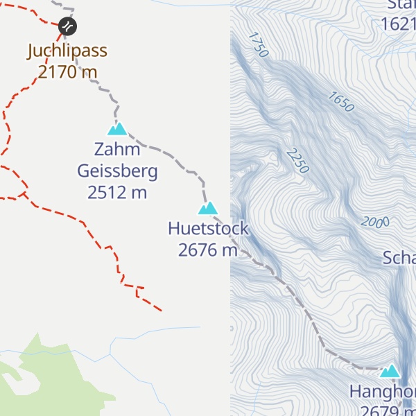 Map of Huetstock