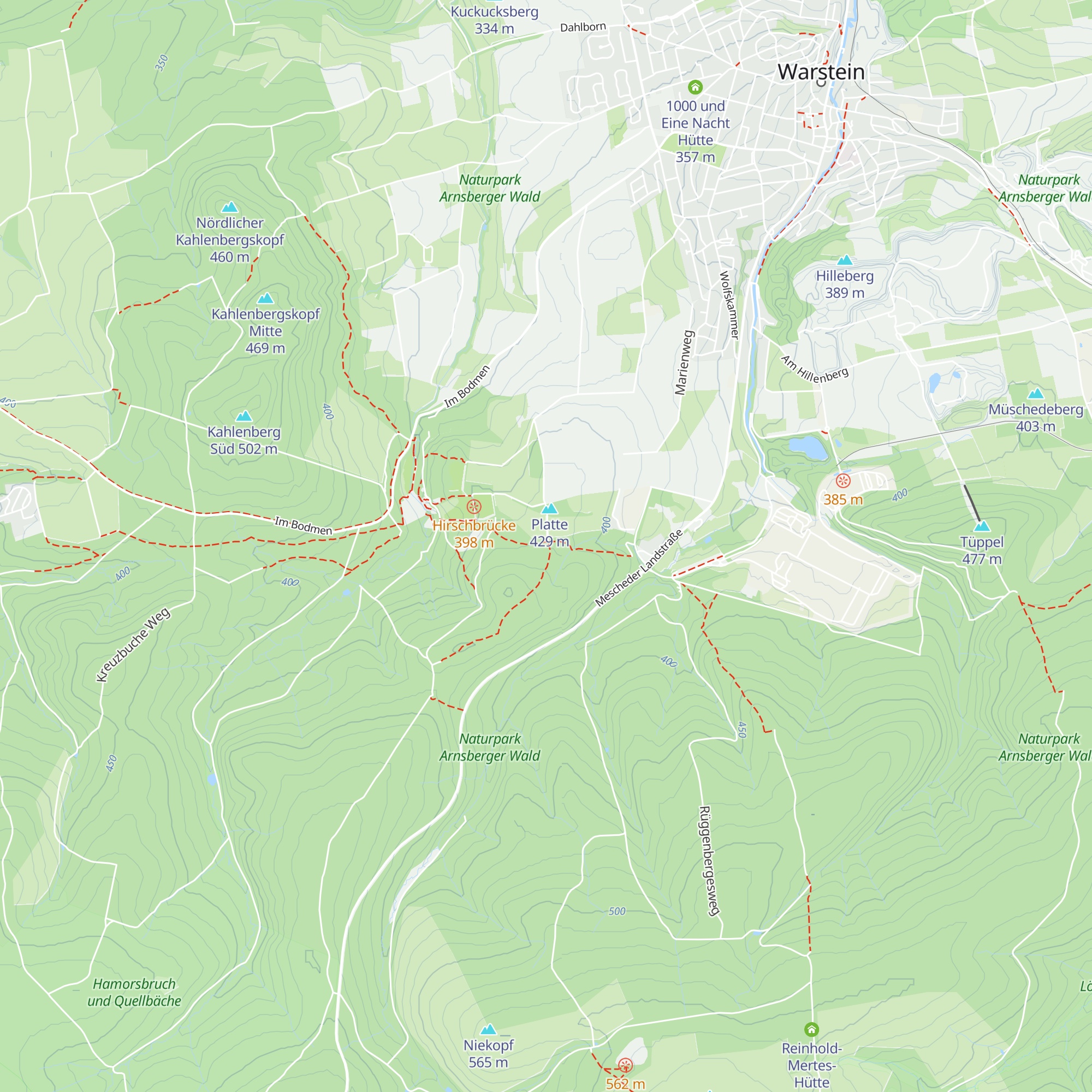SGV-Hütte map