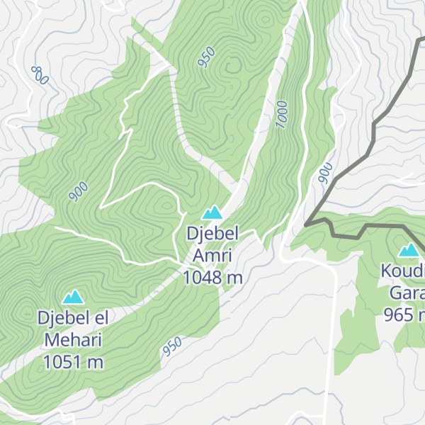 Map of Djebel Amri