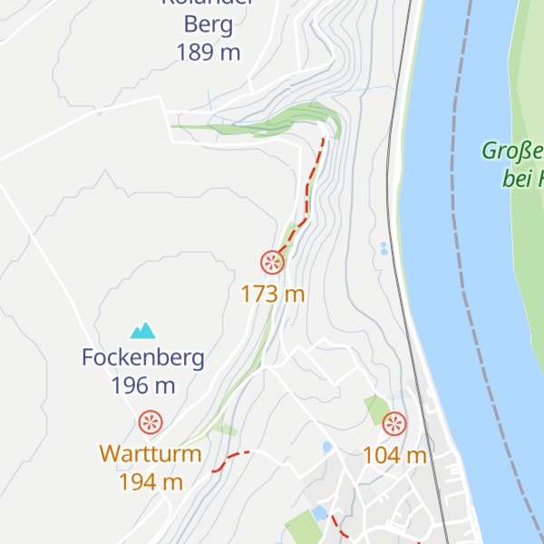 Map of Fockenberghütte