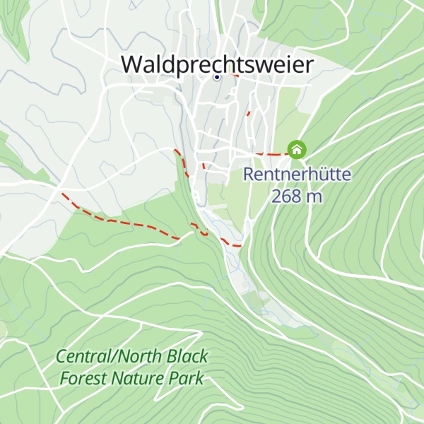 Map of Waldhütte Auszeit