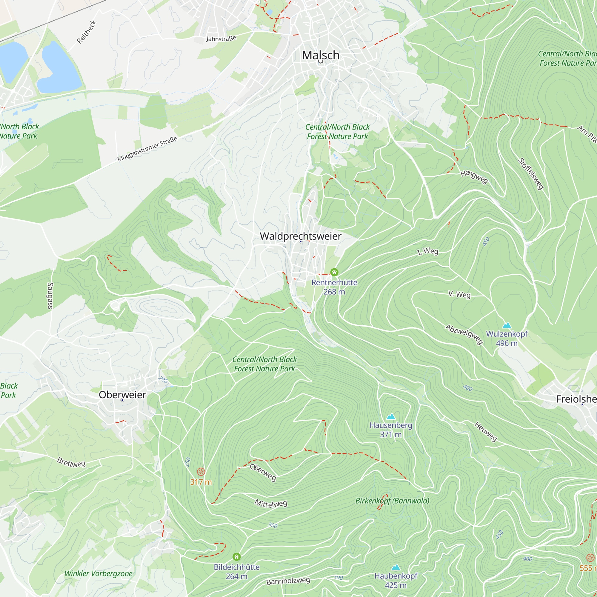 Waldhütte Auszeit map
