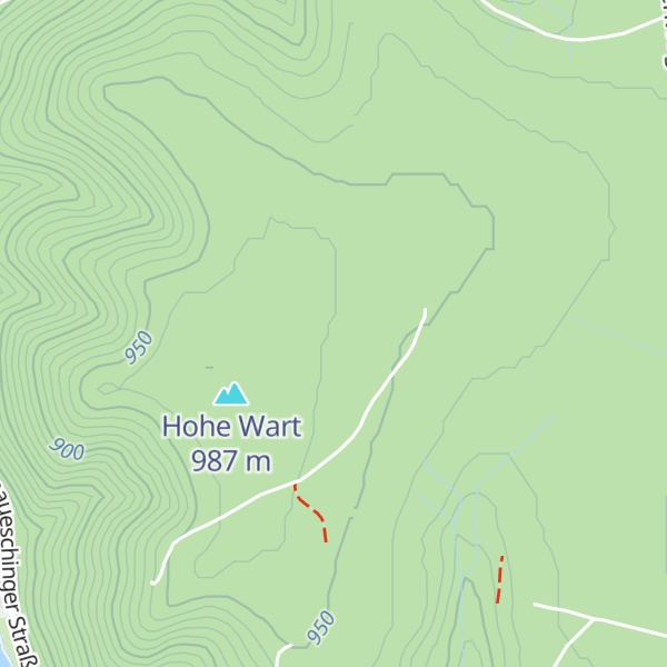 Map of Hoewarthütte