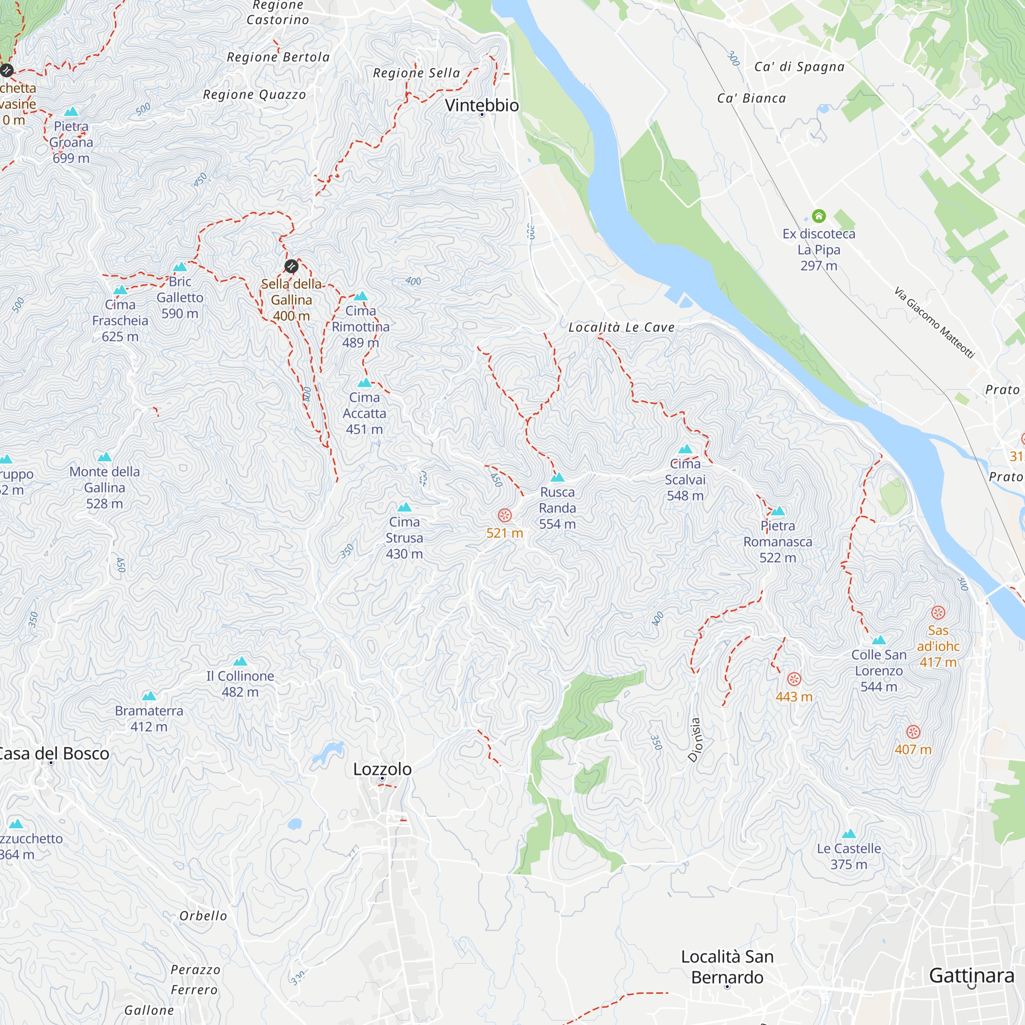 Rifugio Alpini di Lozzolo map