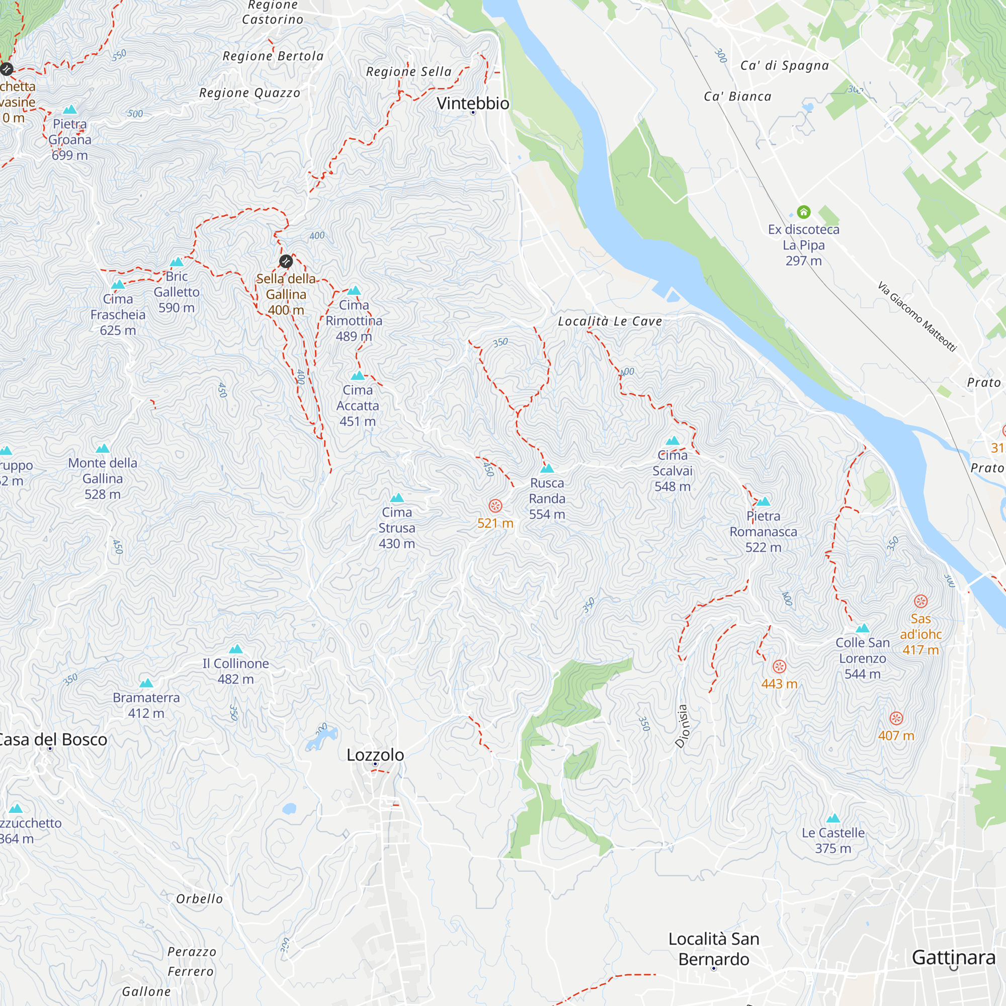 Rifugio Alpini di Lozzolo map