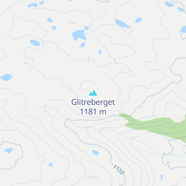 Map of Glitreberget