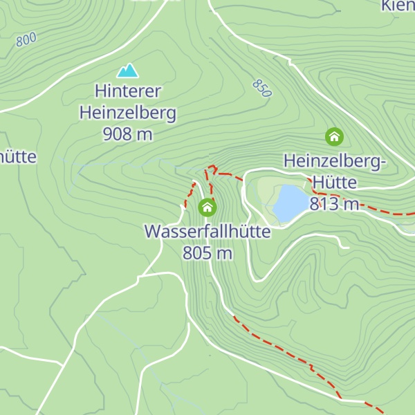 Map of Wasserfallhütte