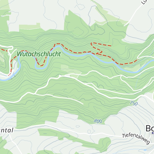 Map of Oberhaldenhütte