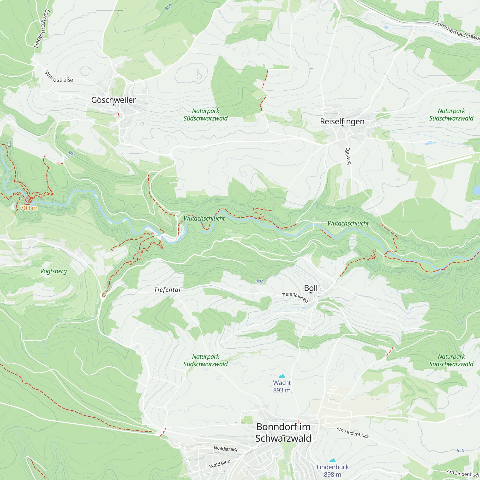 Oberhaldenhütte map