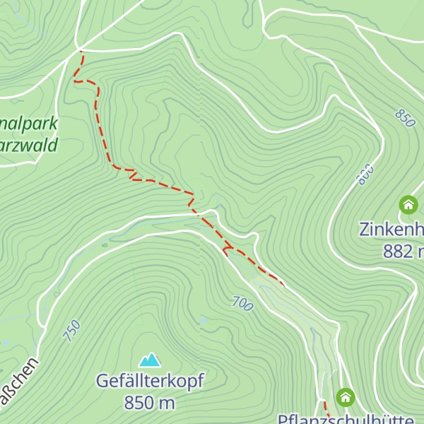 Map of Flößerhütte