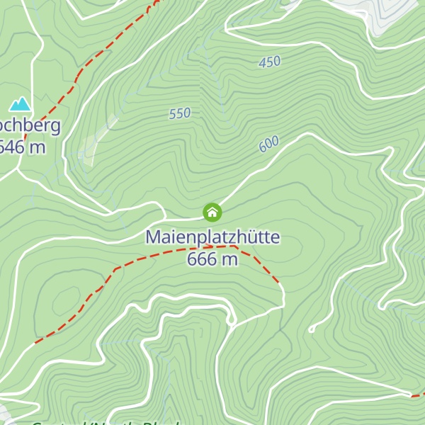 Map of Maienplatzhütte