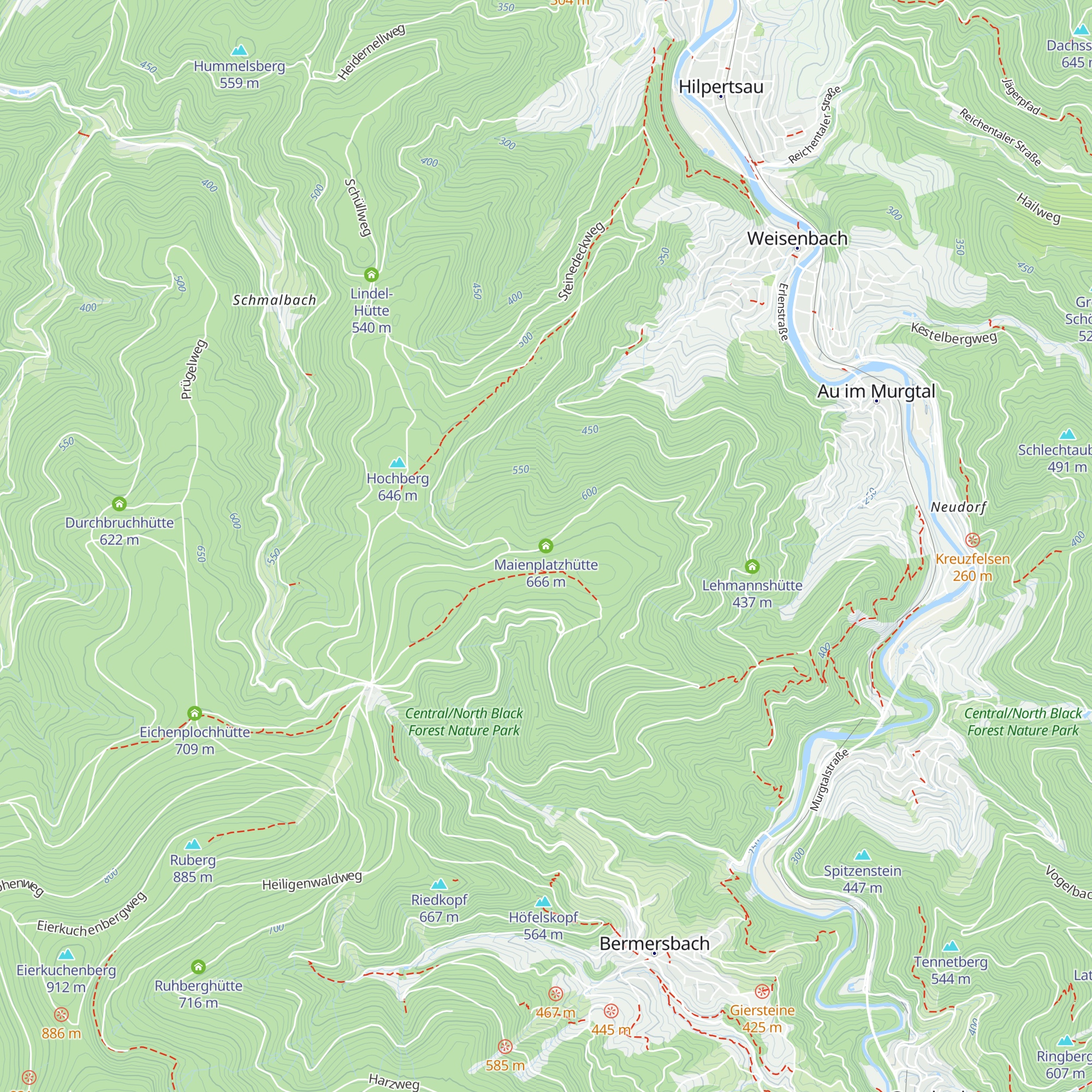 Maienplatzhütte map