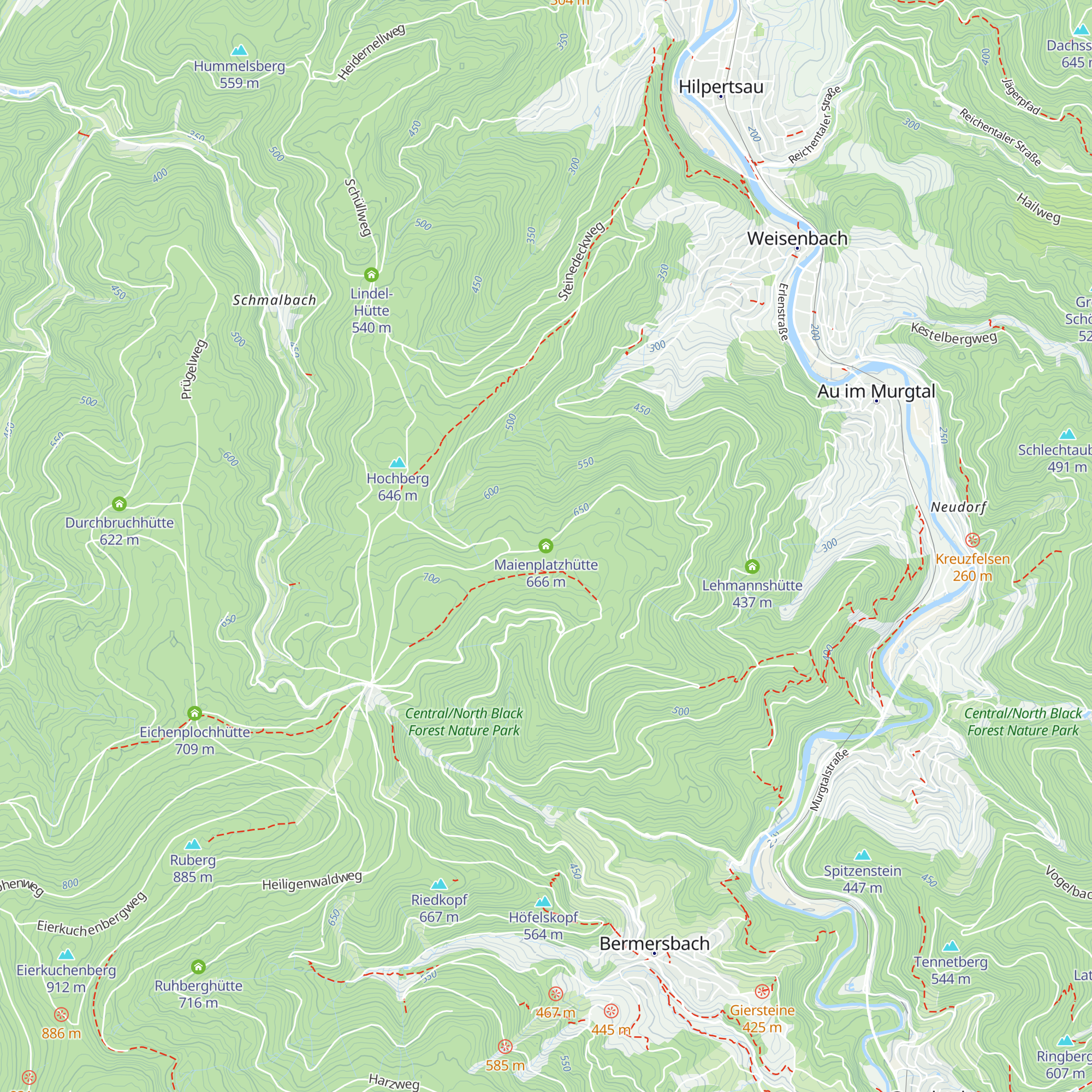 Maienplatzhütte map