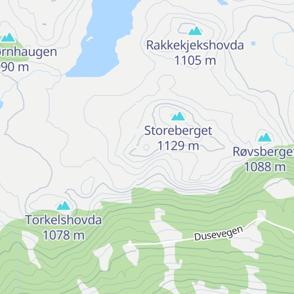 Map of Blåberget