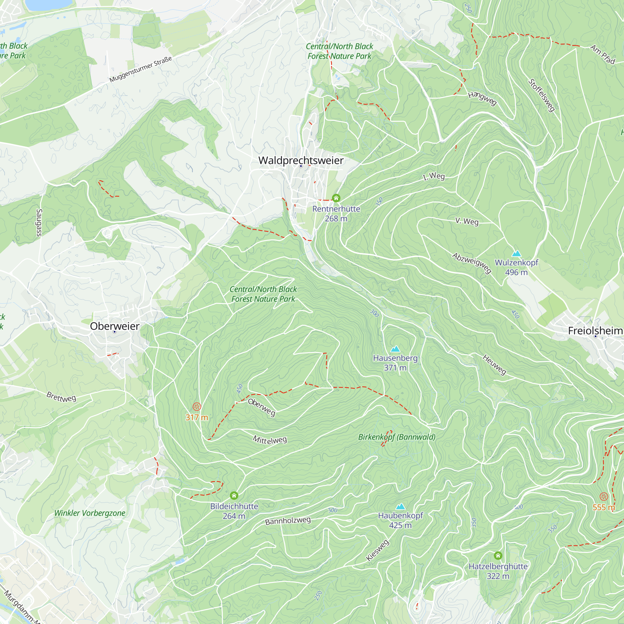 Grillstelle Tannenbuschhütte map