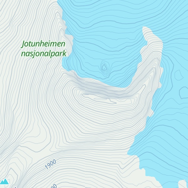 Map of Visbreatinden
